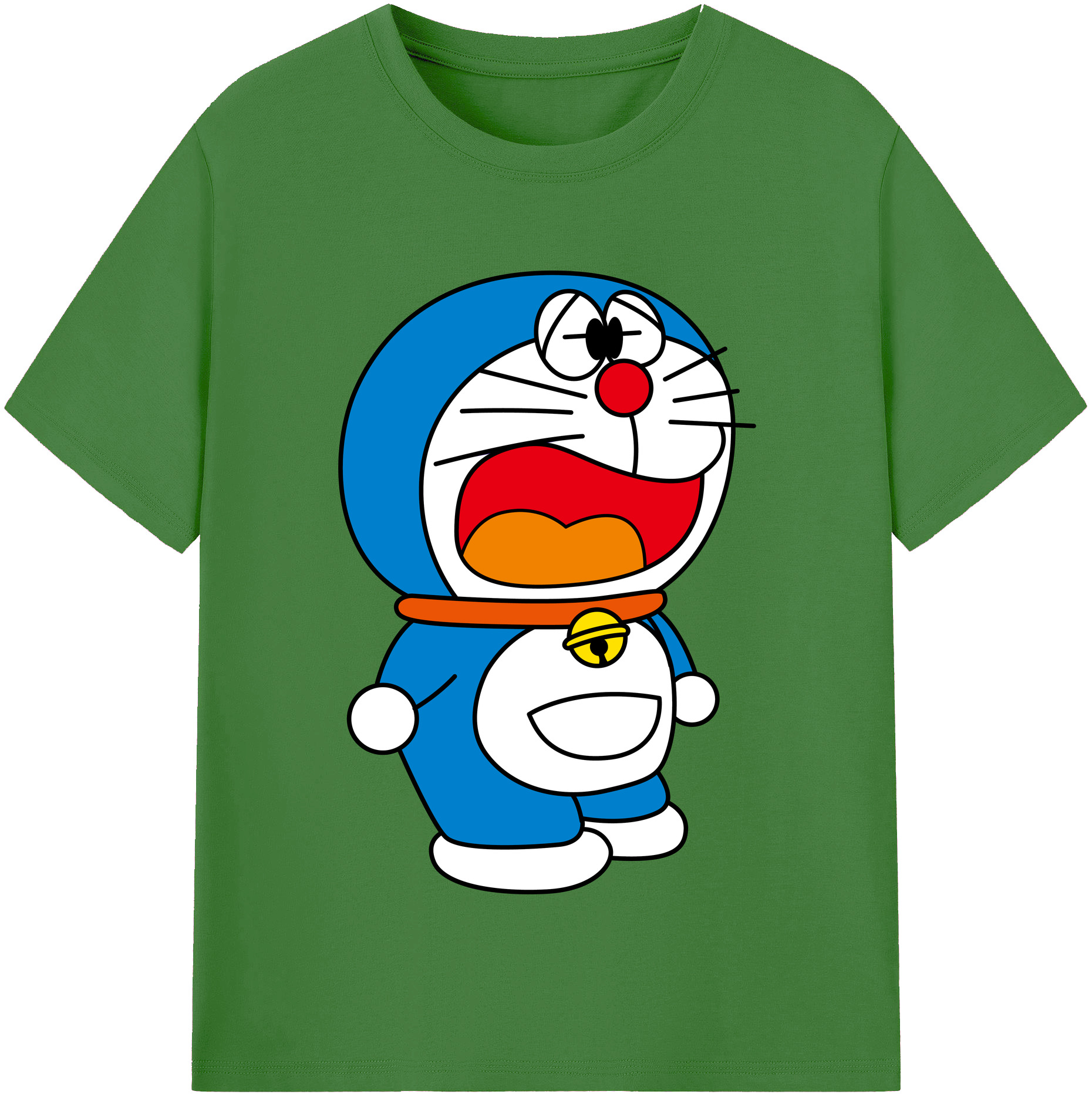 （画像用） ドラえもん Doraemon レディースカジュアルプリントTシャツ（綿100％）